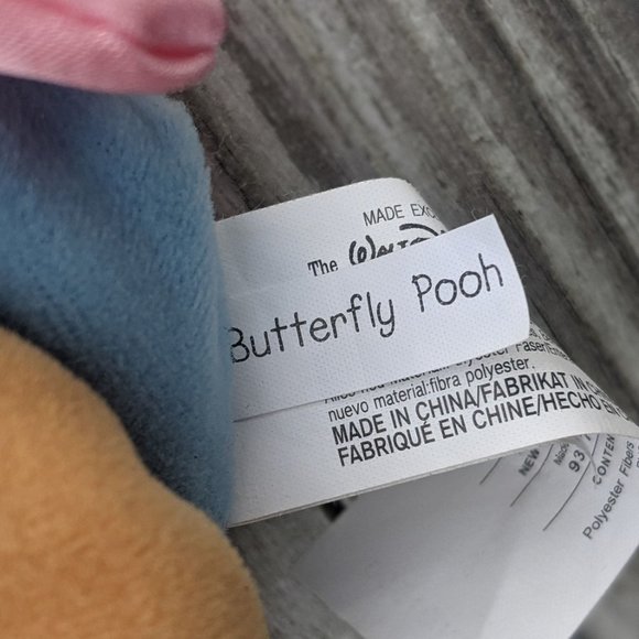 Ty Easter Egg Beanie Baby and Butterfly Easter Pooh Bear Vintage Bundle Set of 2 - Picture 11 of 12